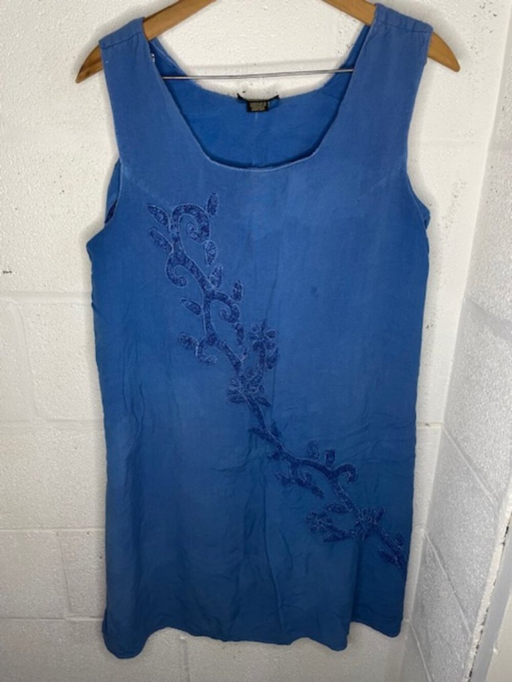 BABA Rayon Midi Dress with Tie in the Back
